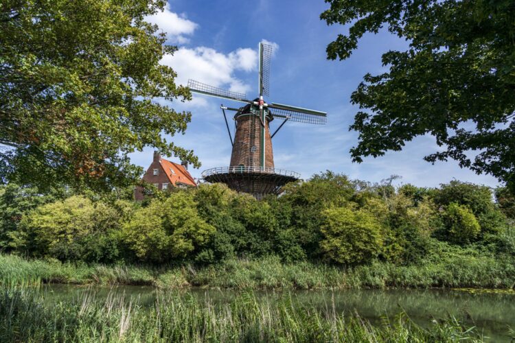 Molen en vijver Goes SVRZ