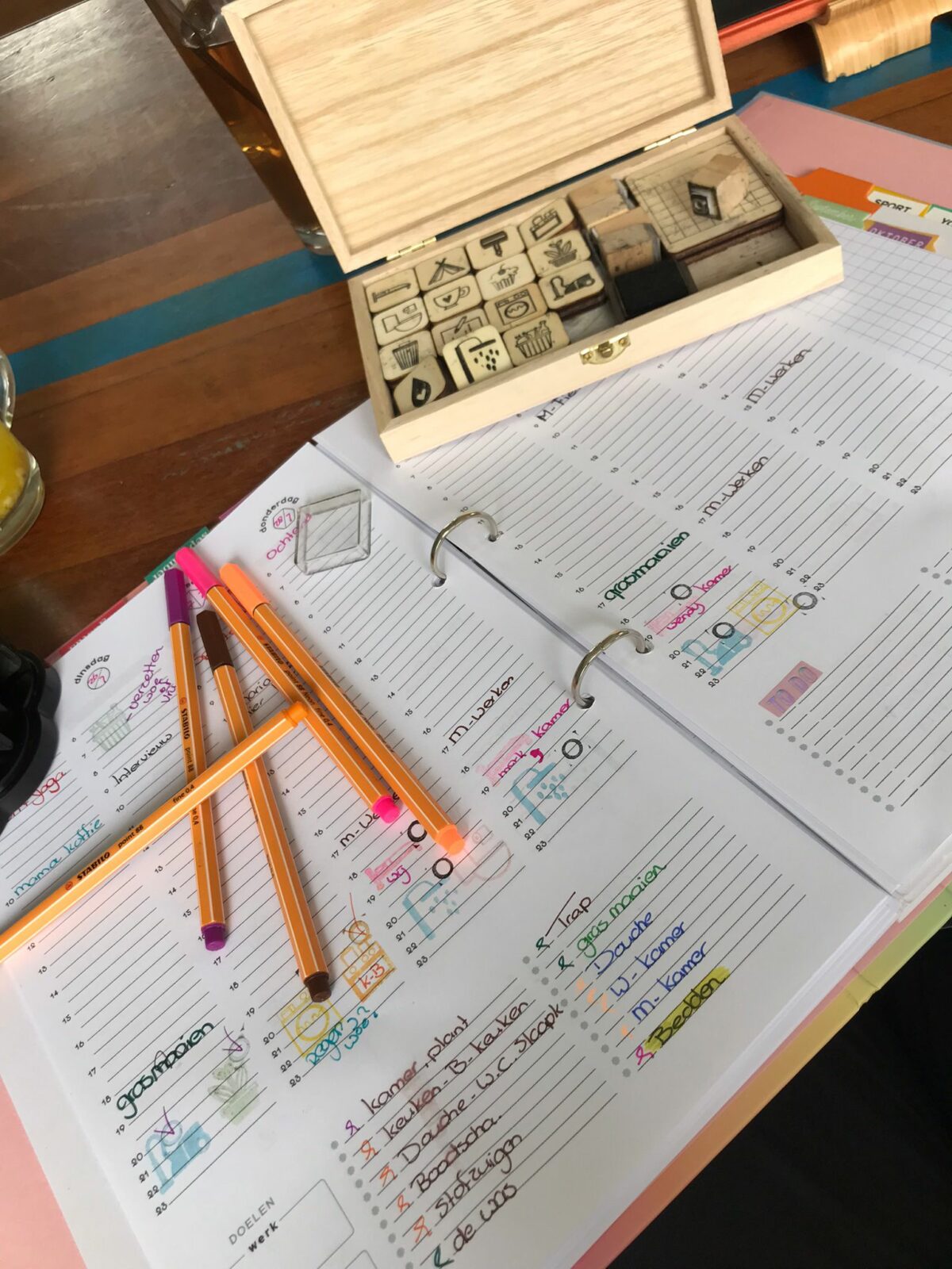 planning van Astrid schouten